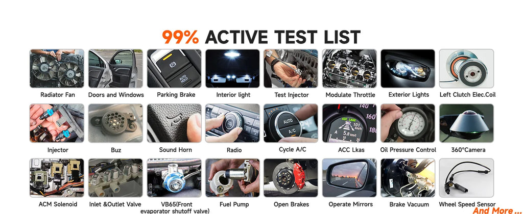 FOXWELL NT726 OBD2 Scanner All System Bidirectional Scan Tools Code Reader 12 Reset DPF TPMS SAS OBD 2 Car Diagnostic Scan Tool - trendingshoping.com