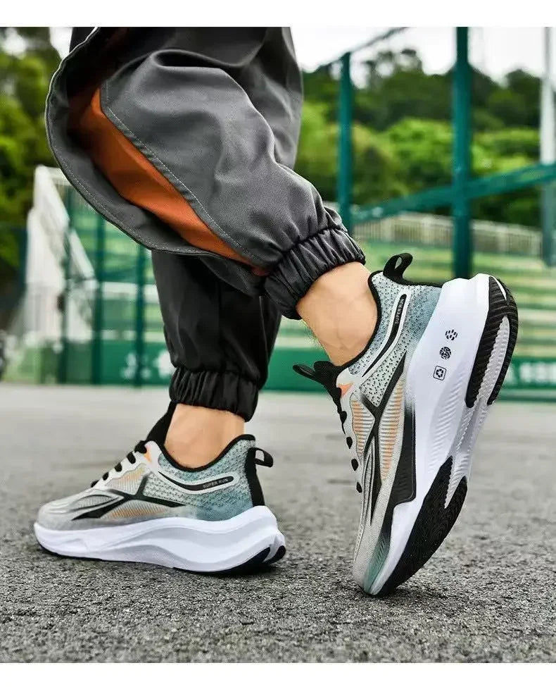 Men’s Lace-Up Running Sneakers | Lightweight Comfortable Walking Shoes