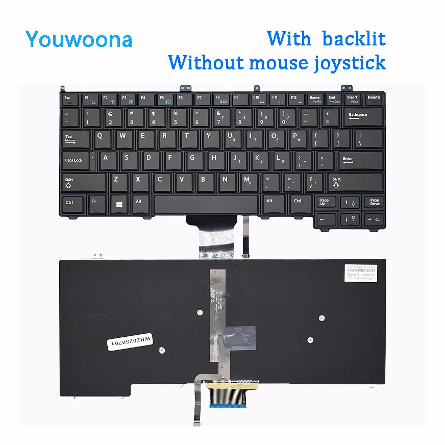 New Laptop Keyboard For DELL Latitude E7440 E7420 E7240 E7420D - trendingshoping.com