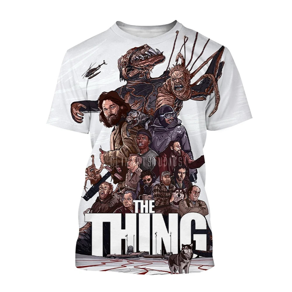 Trendy 3D Printed T-Shirt – Breathable Casual Summer Streetwear