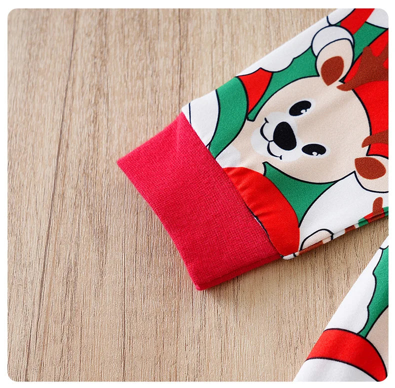 Newborn Christmas Baby Romper-- Red Santa print comfort long sleeve Unisex Baby Bodysuits 0-12 months Boy Girl Clothes Festivals
