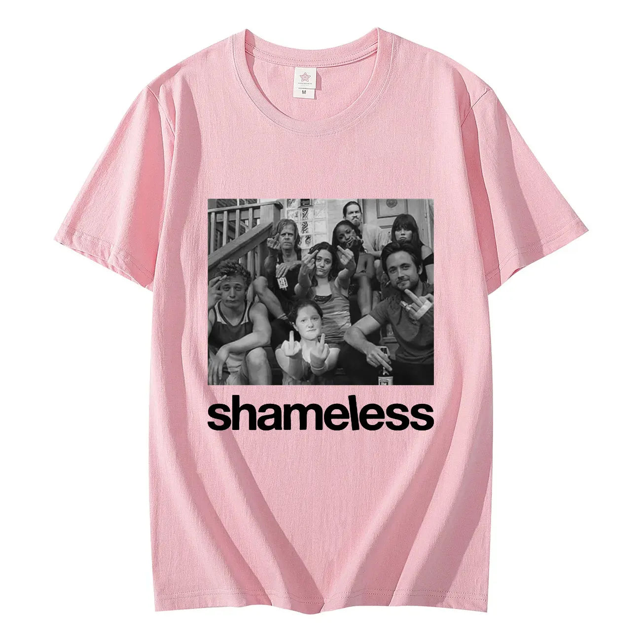 TV Play Shameless Graphic T Shirts Men's Women's Fashion Vintage Short Sleeve T-shirt Streetwear 100% Cotton Oversized T-shirts