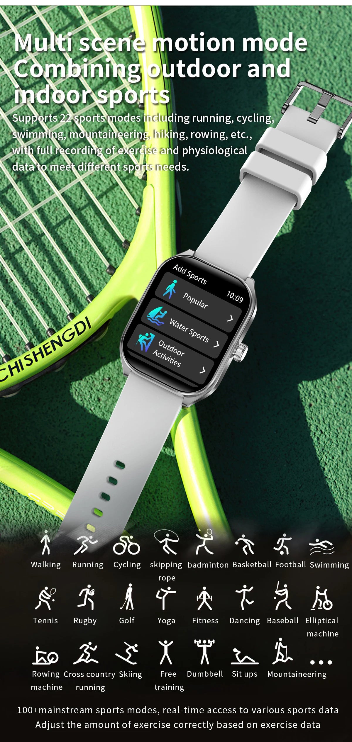 Smart Watch for Men – 2.01'' AMOLED Curved Screen, IP68 Waterproof, Bluetooth 5.3 Call, AI Voice Assistant Fitness Smartwatch