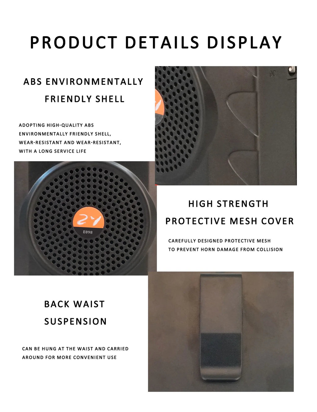 Speaker for Teachers Loudspeaker Microphone Portable Voice Amplifier Mini Wired Audio Natural Stereo Sound Speech