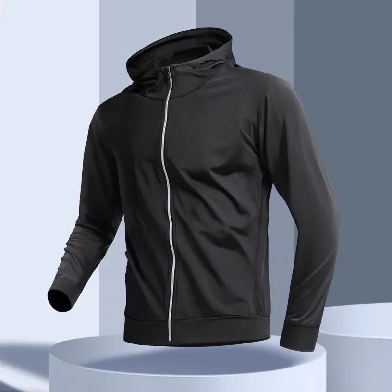 Men's 2026 Lightweight Running Jacket - Ultra-Breathable & High Elasticity Fitness Outerwear