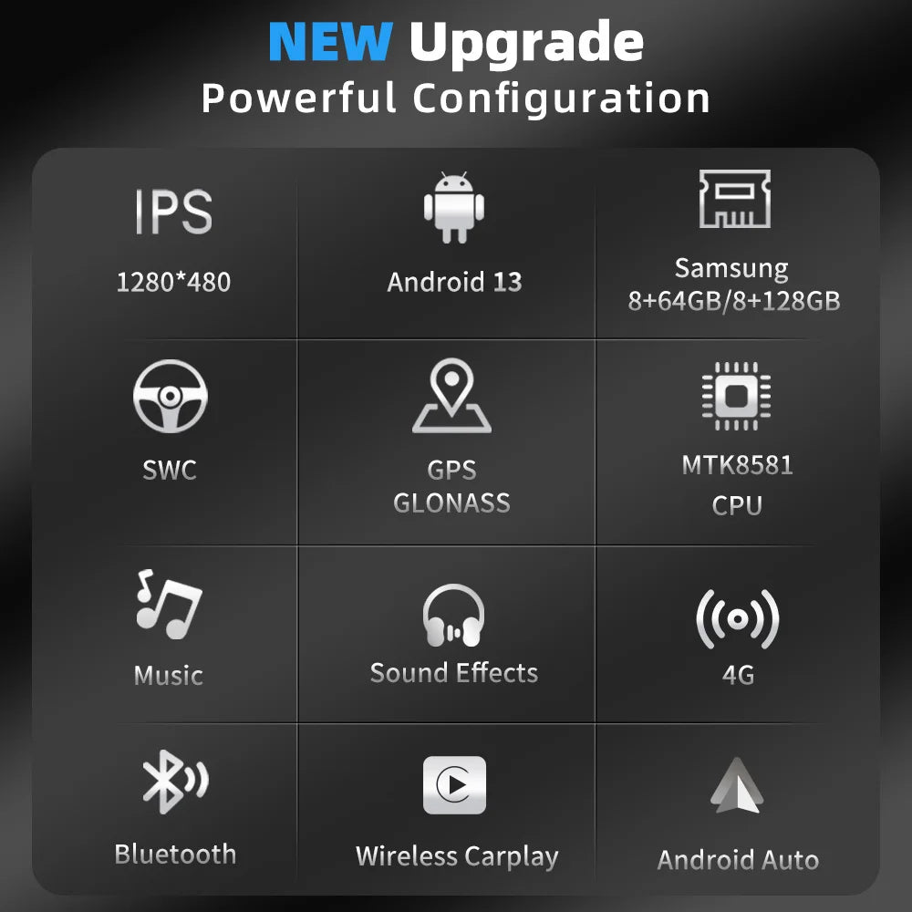 8.8" Display Touch Screen Android Radio Car Head Unit For Mercedes C Class W204 2011-2014 BT WIFI GPS Navi Wireless Carplay Auto - trendingshoping.com