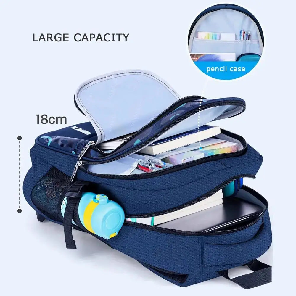 Children’s Waterproof School Backpack for Boys Teens Primary School Book Bag