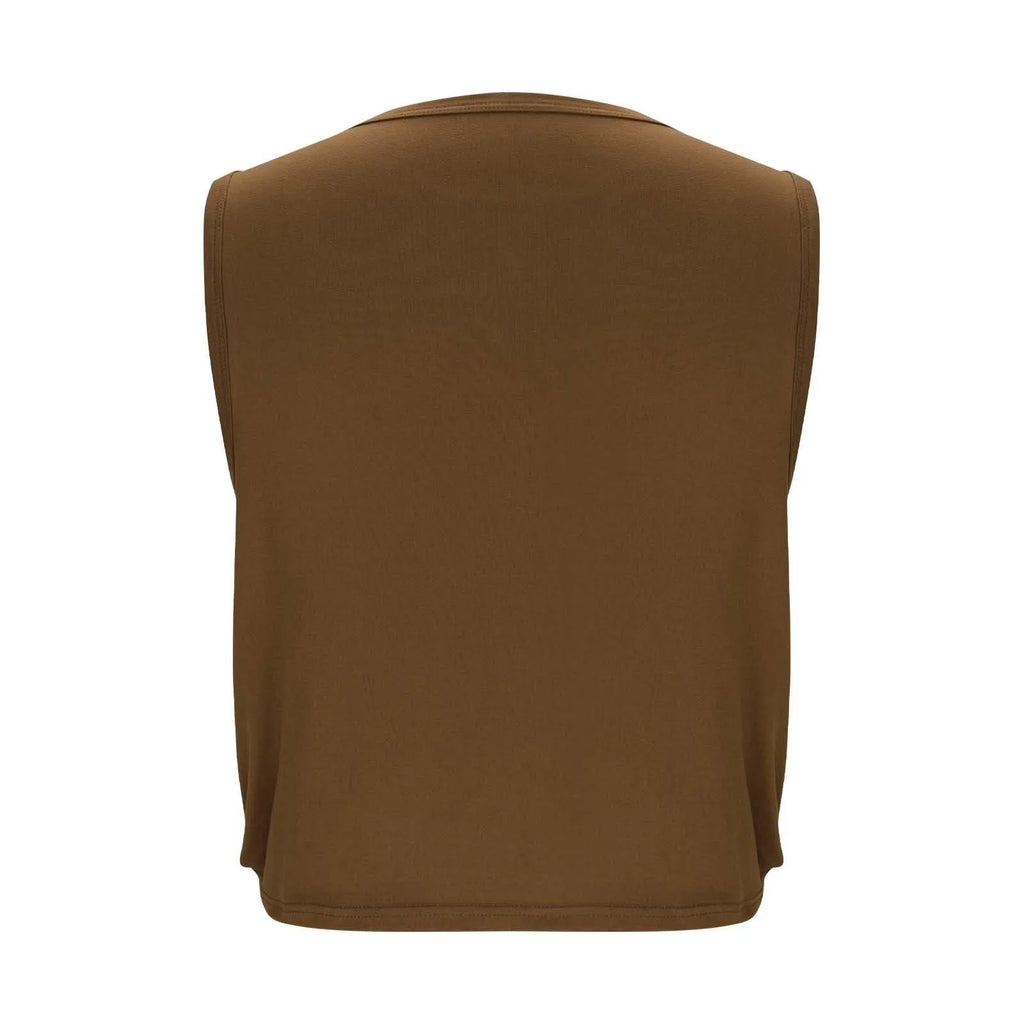 Women’s Sleeveless Yoga Top Breathable Workout Tank Crop Top Athletic Running Vest