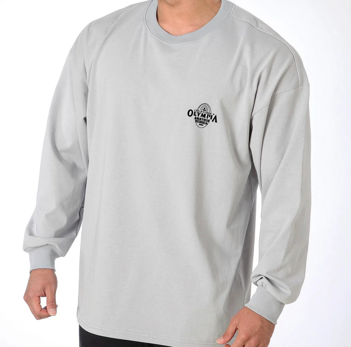 Men’s Long Sleeve Fitness Workout T-Shirt – Lightweight Gym & Bodybuilding Performance Top