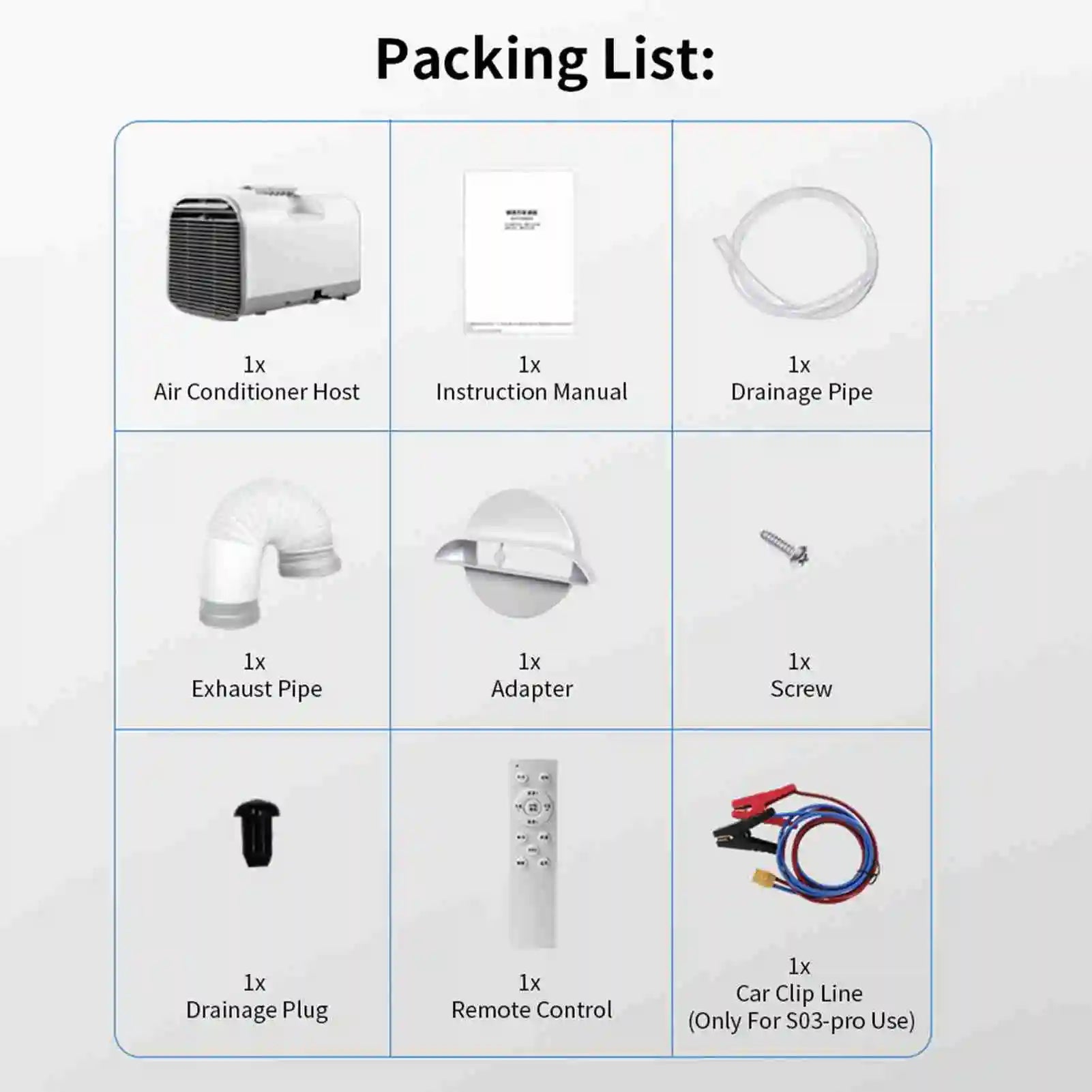 Portable Camping Air Conditioner Fast Cooling Mobile Tent Air Conditioner For RV Outdoor Use