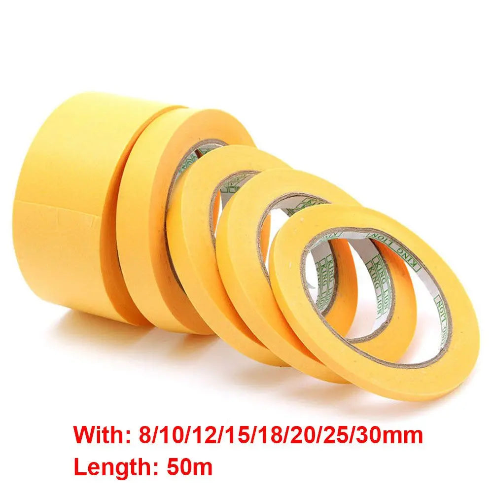 50M Masking Tape Adhesive DIY Painting Paper Painter Decor Craft General Purpose