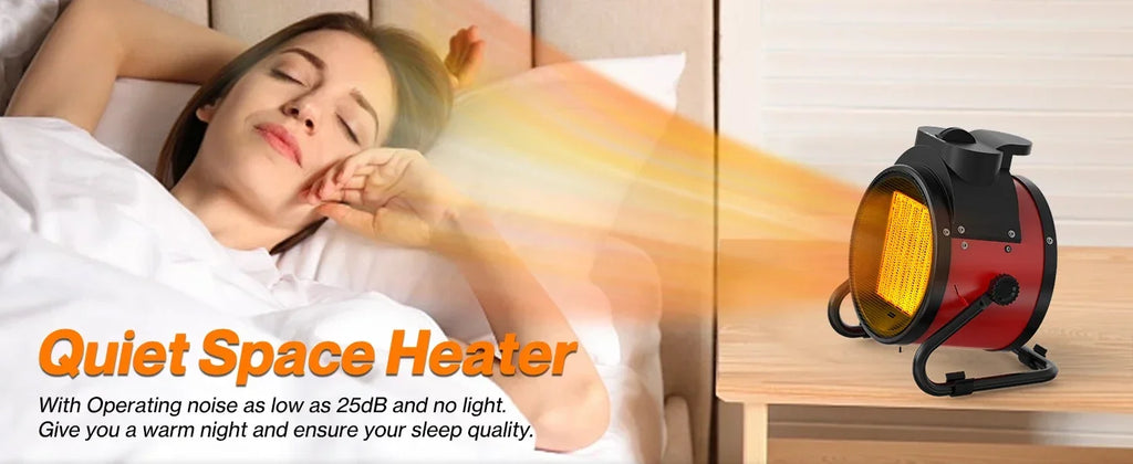 Smart Temperature-Controlled Fan Heater Fast Heating with Smart Thermostat Multi-Purpose Heater For Home And Commercial Use