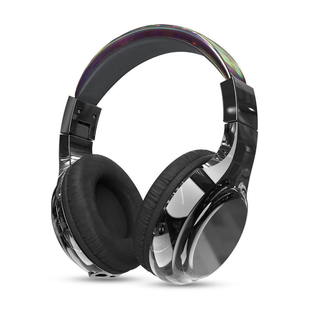 Glossy Bluetooth Headphones For Kids Girls Wireless Stereo Headset With Mic