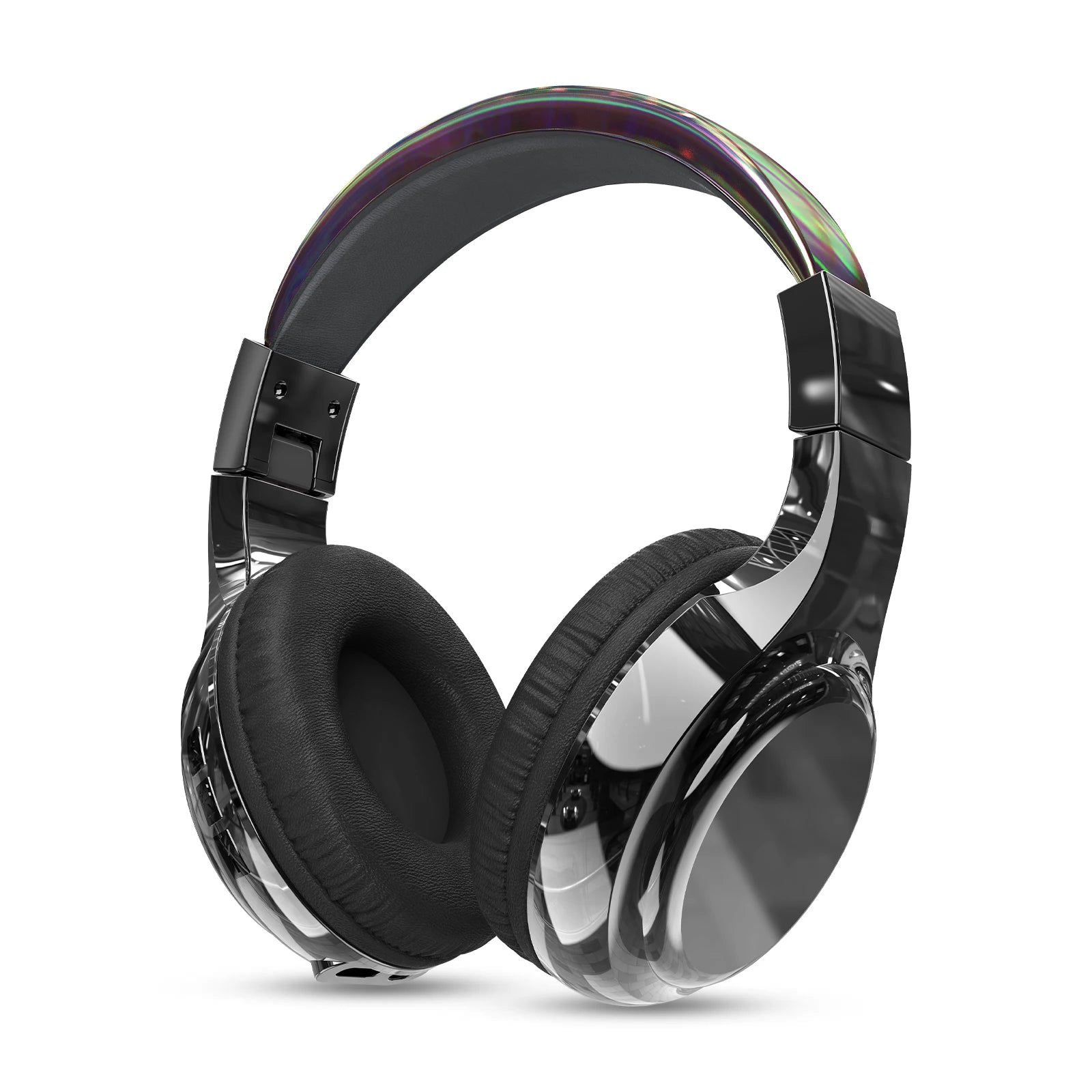 Glossy Bluetooth Headphones For Kids Girls Wireless Stereo Headset With Mic