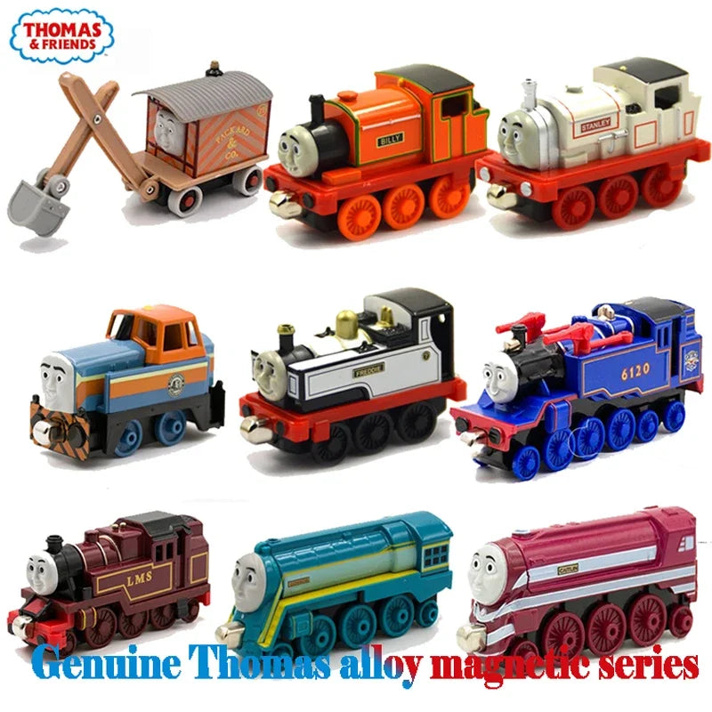 Thomas and Friends Track Master Train Role Model Metal Plastic Magnetic Track Railway Train Christmas Gift - trendingshoping.com