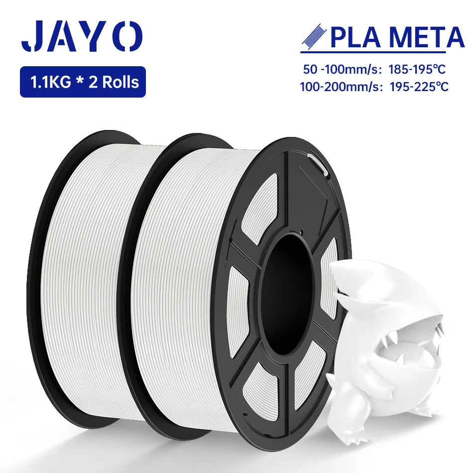 JAYO PETG/PLA/SILK/PLA Meta/PLA+/ABS 2Rolls 3D Printing Filament 1.75MM Children Creative Model Material For 3D Pen Filament - trendingshoping.com