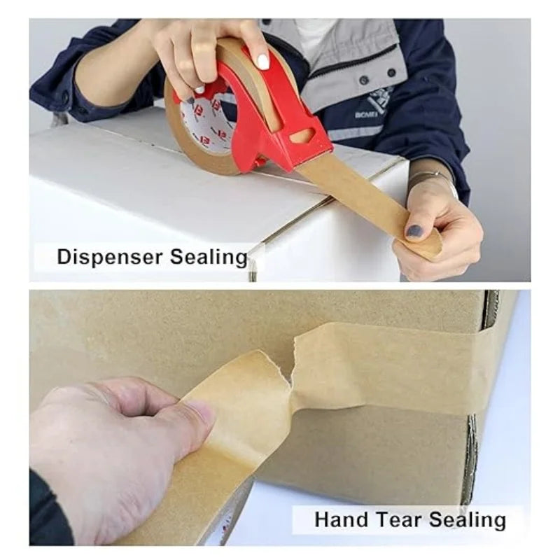 Paper Packaging Tape | Kraft Adhesive Tape for Cartons, Moving & Masking