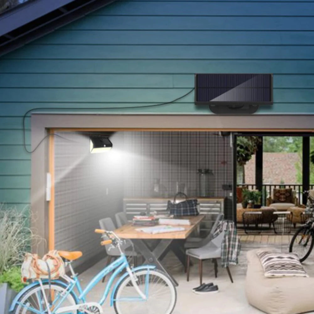 LED Solar Split Wall Lamp 3 Mode Waterproof Motion Sensor Lamp Security Outdoor Street Lighting Solar Lamp for Garden Wall Light - trendingshoping.com