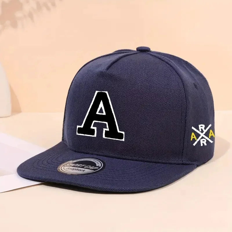 Hip Hop Letter Embroidered Baseball Cap – Adjustable Sun Hat for Men & Women