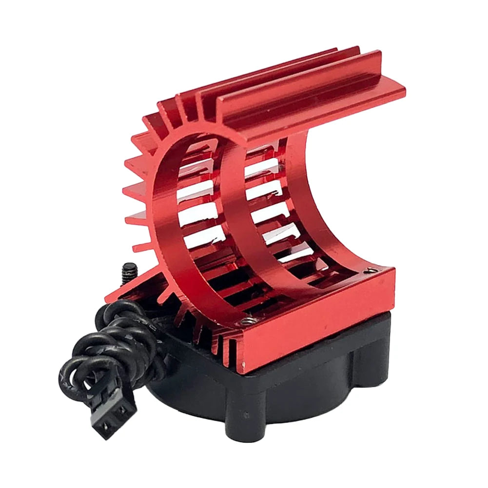 RC 380 390 2838 2845 2847 Brushless Motor RC Motor Fan Aluminum Cover Heat Sink with Cooling Fan for 1/14 1/16 1/18 RC Car - trendingshoping.com
