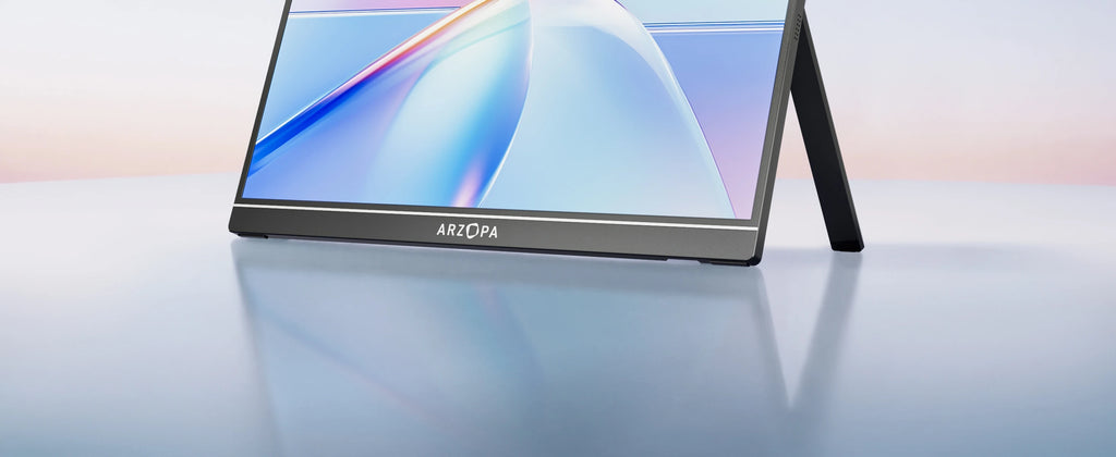 ARZOPA 15.6 inch Portable Monitor FHD 1080P IPS USB-C Mini-HDMI External Second Screen for Mac Laptop PC Switch Xbox PS4/5 Xbox - trendingshoping.com