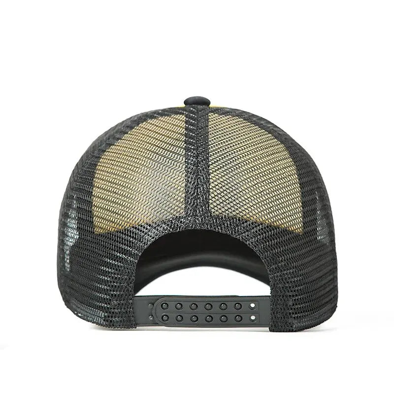 Hip Hop Snapback Cap - Fashion Baseball Mesh Hat for Outdoor Casual Wear, Spring & Summer