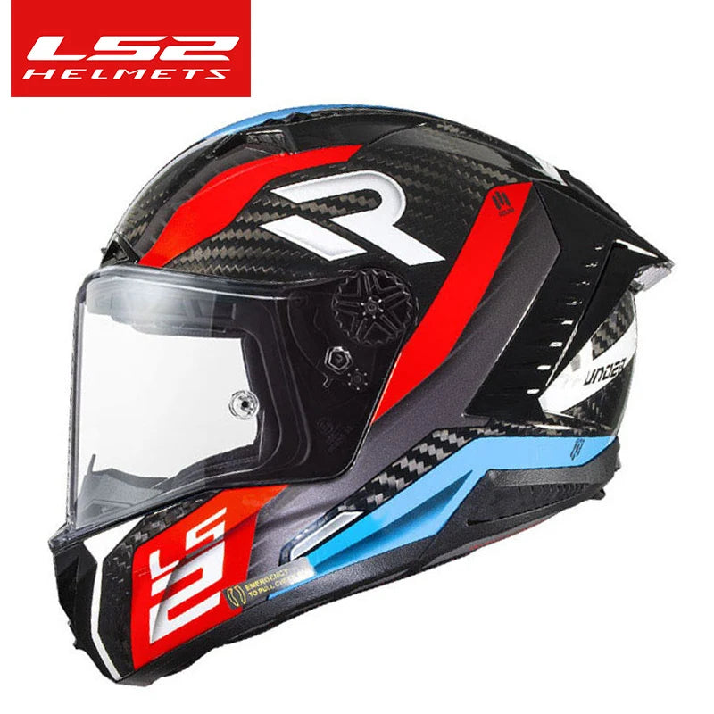 LS2 Thunder GP Aero Full Face Motorcycle Helmet FF805 Carbon Fiber