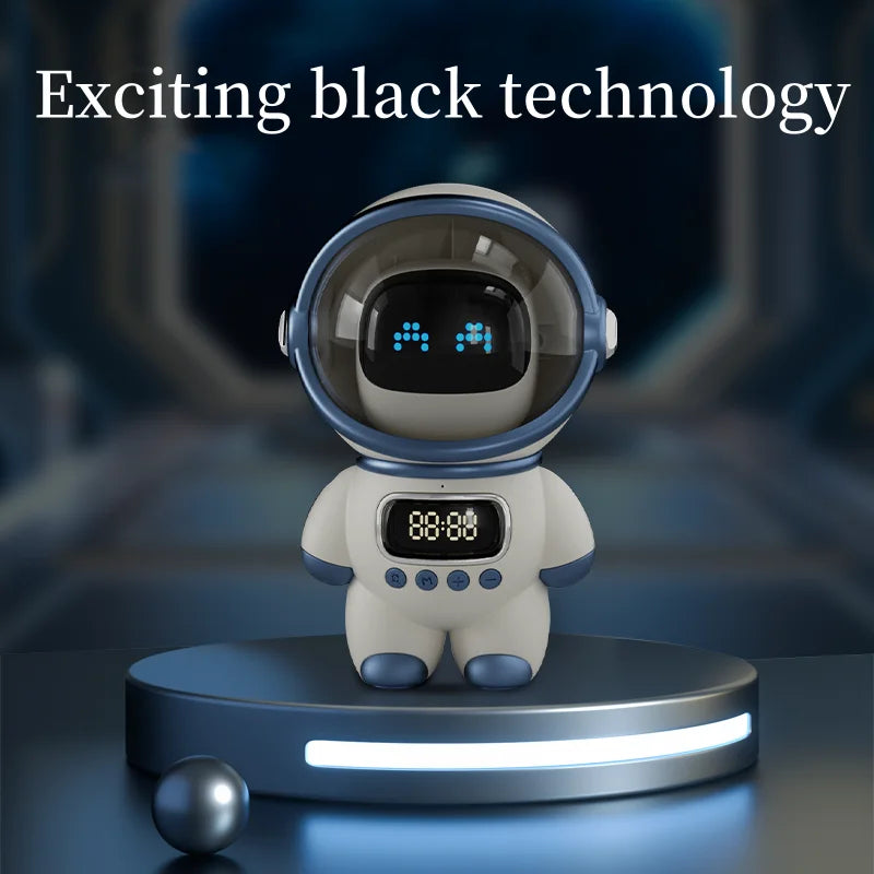 Smart Astronaut Bluetooth Speaker with Night Light, FM Radio, Portable Wireless Subwoofer Speaker