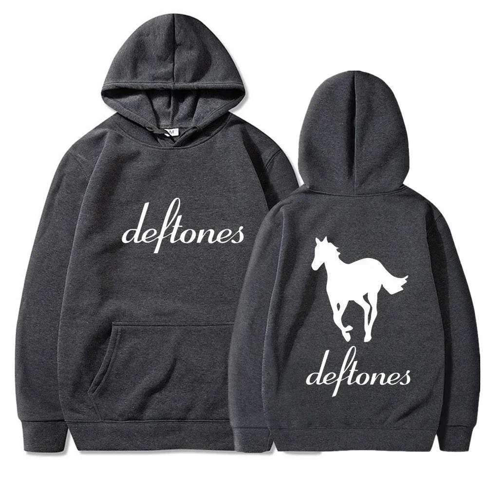 Deftones Hoodie – Unisex Harajuku Streetwear Long Sleeve Sweatshirt, Casual Fashion Pullover