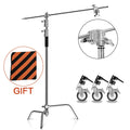 Photography Light Stand C-Stand Adjustable Metal Tripod for Studio Softbox