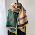 NEW Luxury Winter Thick Warm Scarf Women Cashmere Shawl and Wraps Pashmina Neckerchief Bufanda Female Long Tessel Echarpe 2024 - trendingshoping.com