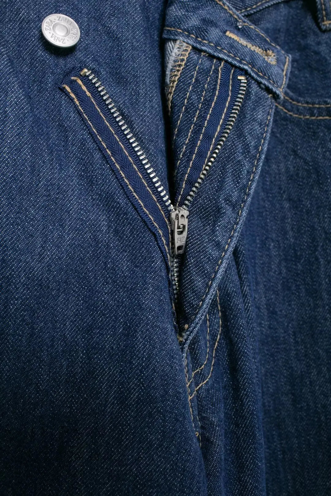 Jeans For Woman New Fashion Asymmetric Design High Waist Wide Leg Trousers Casual Women's Straight Leg Jeans - trendingshoping.com