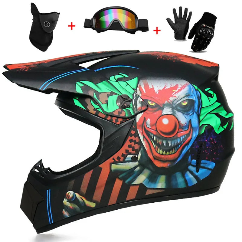 Motorcycle Helmet Youth Kids Child Full Helmet Children Helmets Motocross Casco Moto children Off-road Safety Protection DOT