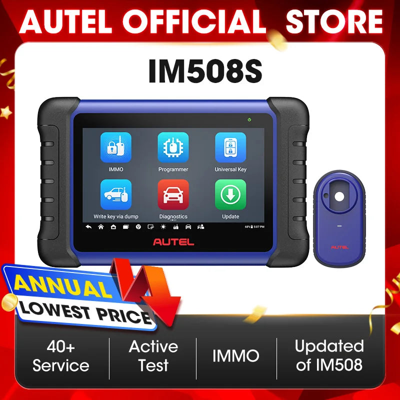 Autel MaxiIM IM508S XP400 PRO OBD2 Automotive Scanner IMMO Key Programming Diagnostic Tools For All Cars All-in-One Programmer - trendingshoping.com
