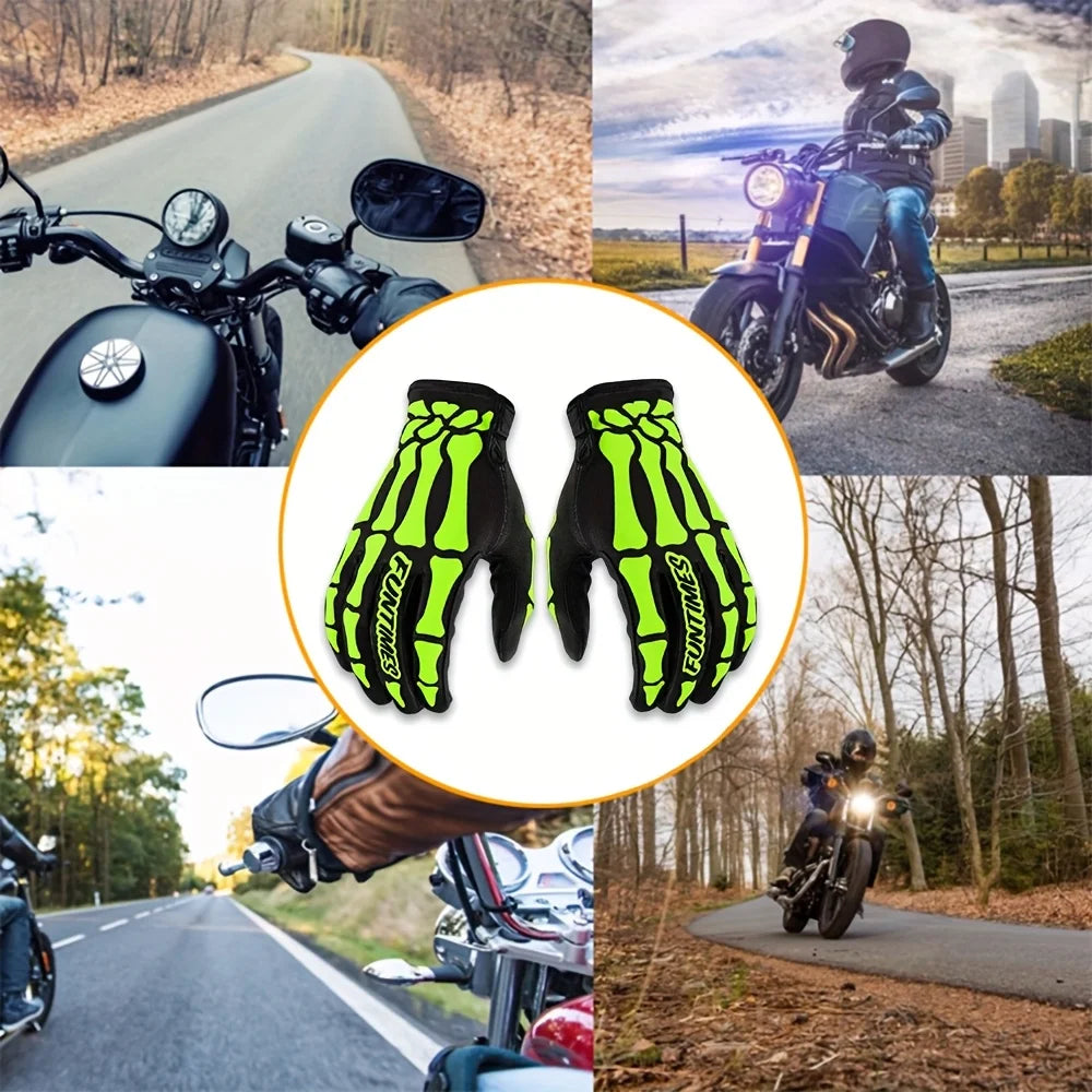FUNTIMES new riding gloves are suitable for motorcycles, racing bikes, mountain bikes, electric bikes, balance bikes, and more