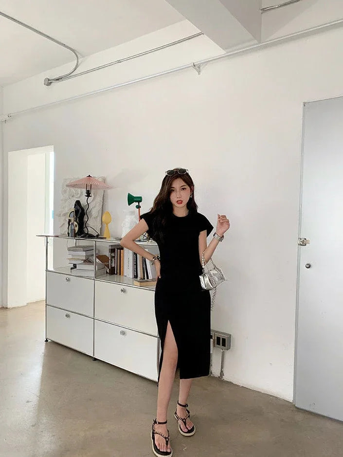 White Dresses for Women 2025 Woman Dress Clothes Midi X New in Chic and Elegant Pretty Cheap Casual Y2k Outfits Harajuku