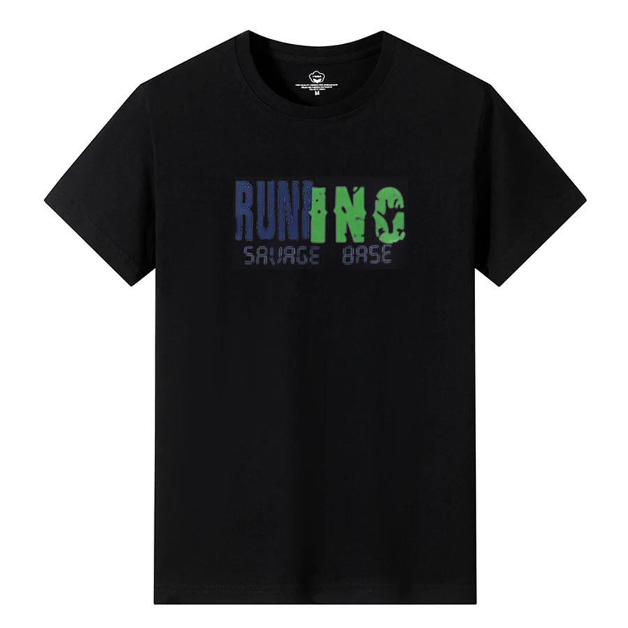 T Shirts Men Short New Fashion 2025 O-Neck Slim Black Sleeve Clothing Casual Style M-6XL