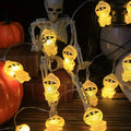 Spooky Mummy LED String Lights USB Battery-Powered Halloween, christmas Decor