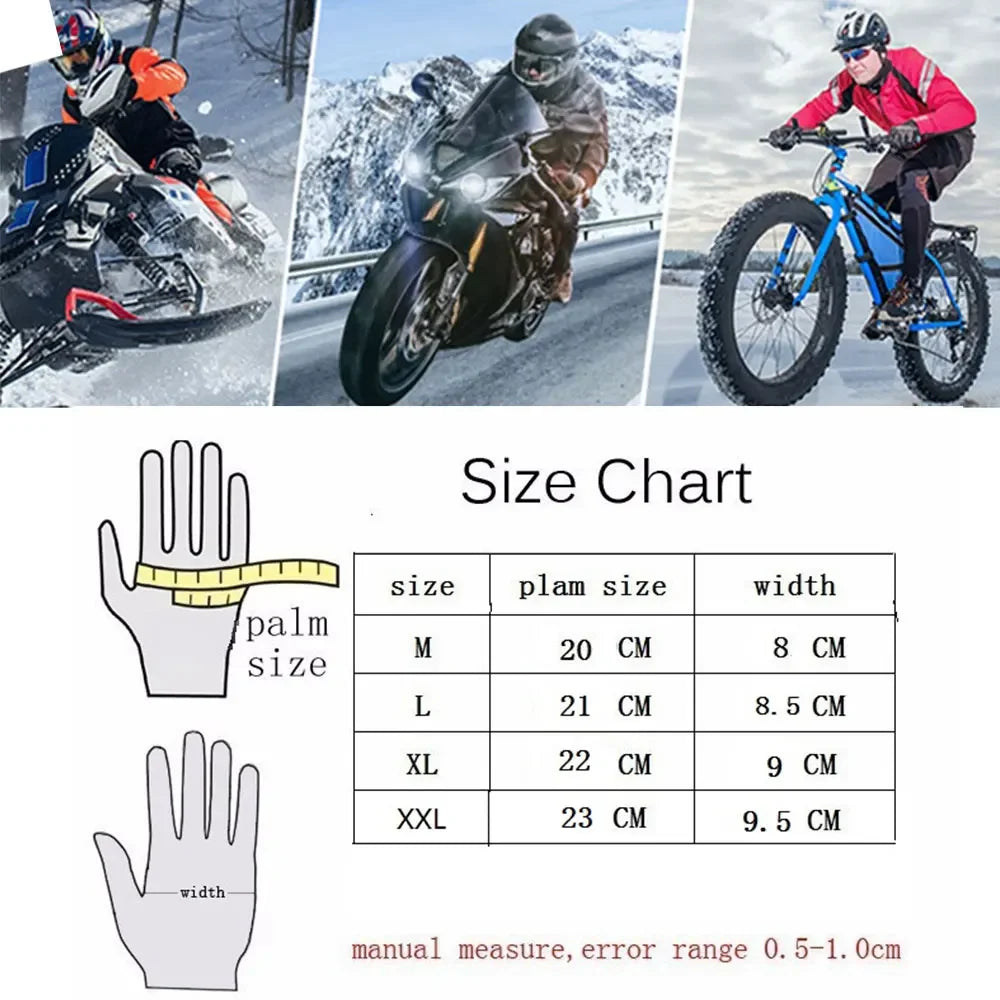Retro Leather Riding Gloves for Motorcycle Anti-drop &Wear-resistant Motocross Glove Full Finger Real Leather Moto Gloves Gear