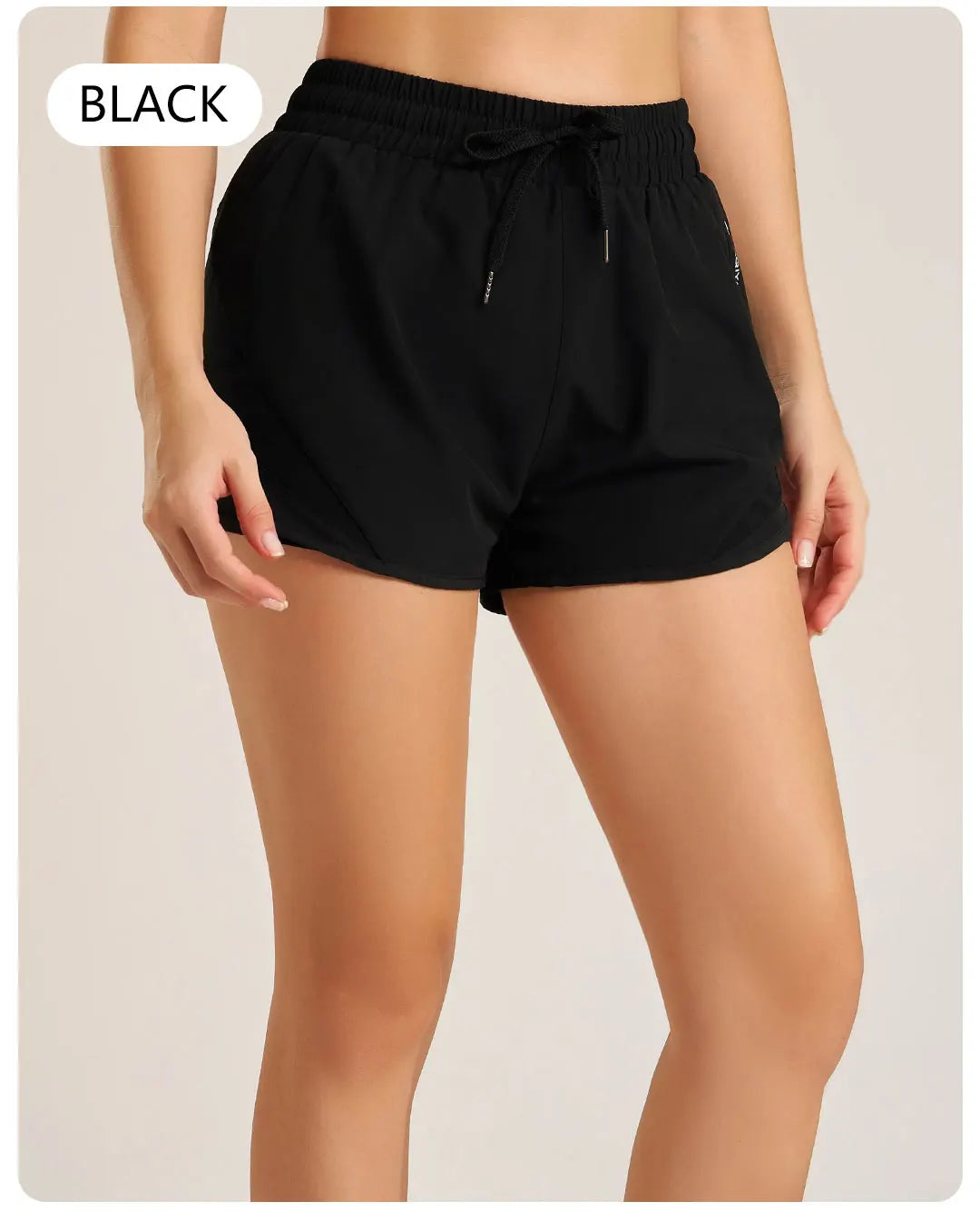 Women's High-Waisted Yoga Shorts - Seamless Workout & Running Gym Bottoms