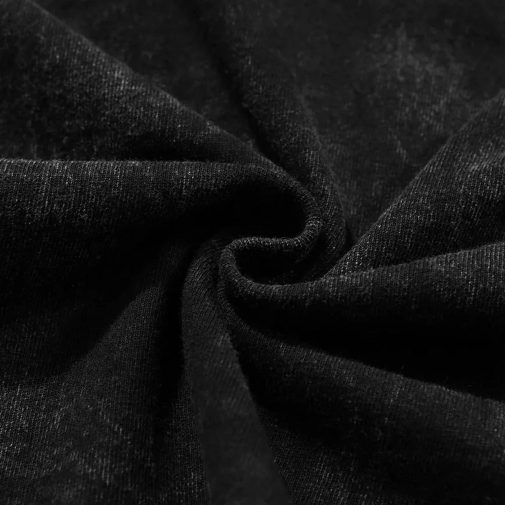 Brings Me The Horizons BMTH T Shirts Hip Hop Washed Short Sleeve Harajuku T-Shirt Vintage Men Women Tops Streetwear Tee Shirt