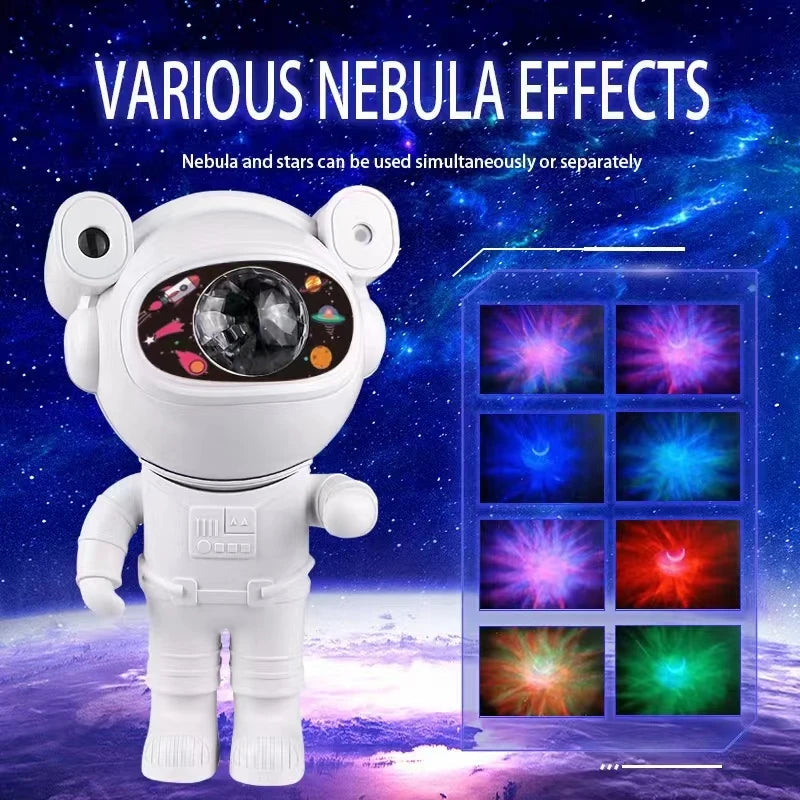 Astronaut Star Projector with Hi-Fi Bluetooth Speaker – Aesthetic Room Decor & Gaming Lights
