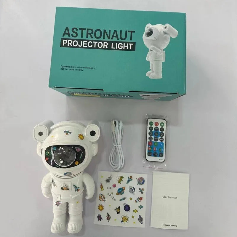 Astronaut Star Projector with Hi-Fi Bluetooth Speaker – Aesthetic Room Decor & Gaming Lights
