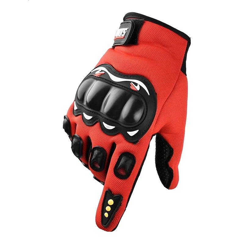 Motorcycle Gloves Breathable Full Finger Racing Hard Shell Gloves Outdoor Sports Protection Riding Cross Dirt Bike Gloves