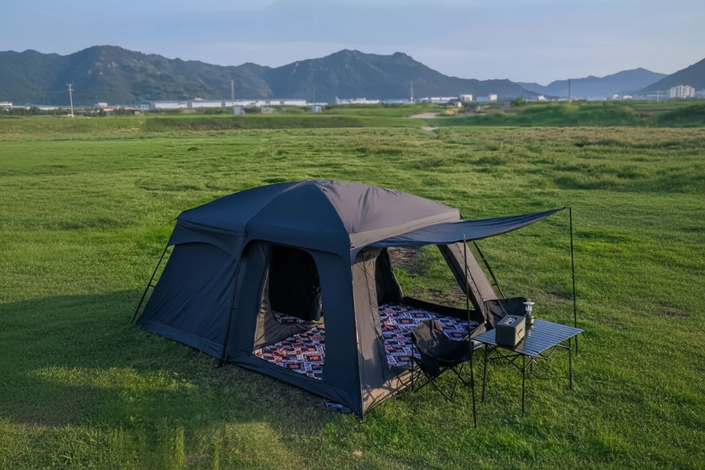 Large Camping Tent For 8 To 12 Person Two Room Waterproof Windproof Outdoor Family Tent With Rainfly Instant Cabin Use