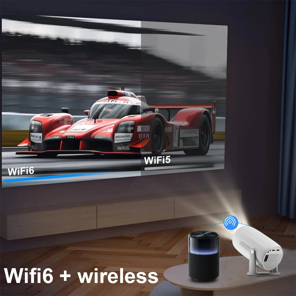 Lenovo 4K Android 12 Projector – Ultra HD Home Theater, WiFi 6 & Auto Focus - trendingshoping.com