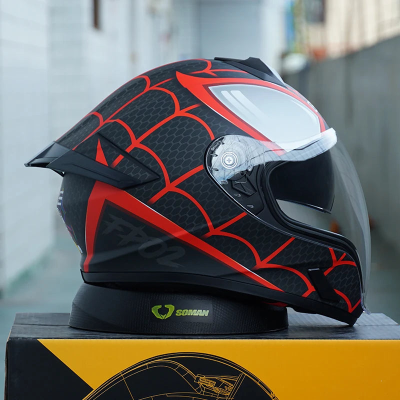 Racing Full Face Motorcycle Helmet DOT Approved Riding Helmet