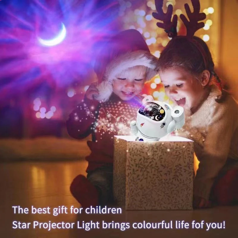Astronaut Star Projector with Hi-Fi Bluetooth Speaker – Aesthetic Room Decor & Gaming Lights