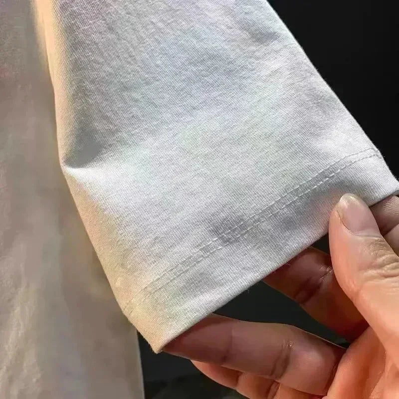 The Beatles T-shirts for Men and Women in Summer, Pure Cotton, European and American Rock, Loose and Casual, Half-sleeved Trend