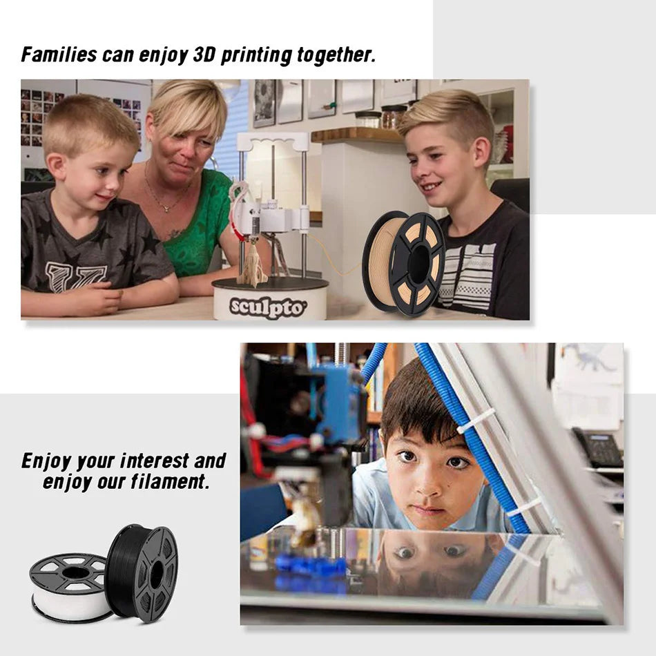 SUNLU 3D Printer Filament 1.75mm PLA and Other Material Options
